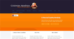 Desktop Screenshot of cozinhaarmenia.com.br